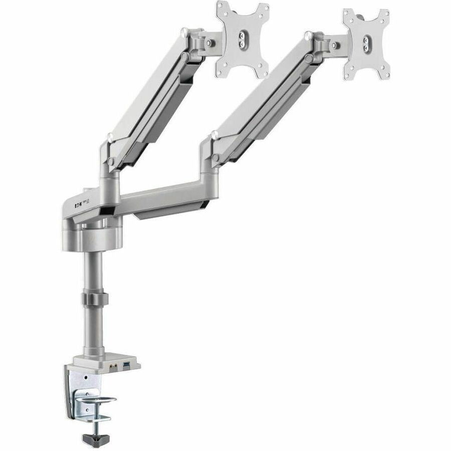 Eaton Tripp Lite Series Dual-Display Gas-Arm Mount for 13˘ to 34˘ Monitors - Clamp or Grommet, USB, Audio Ports