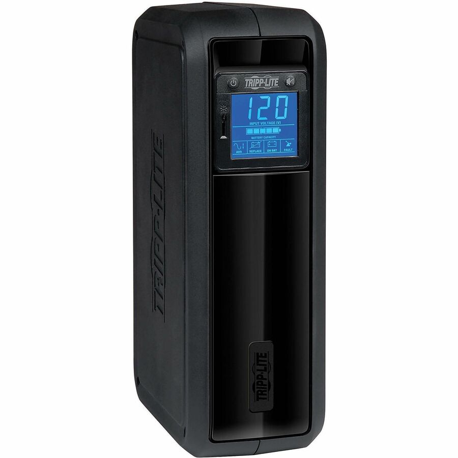 Tripp Lite by Eaton UPS OmniSmart LCD 120V 900VA 475W Line-Interactive UPS Tower LCD display USB port Battery Backup