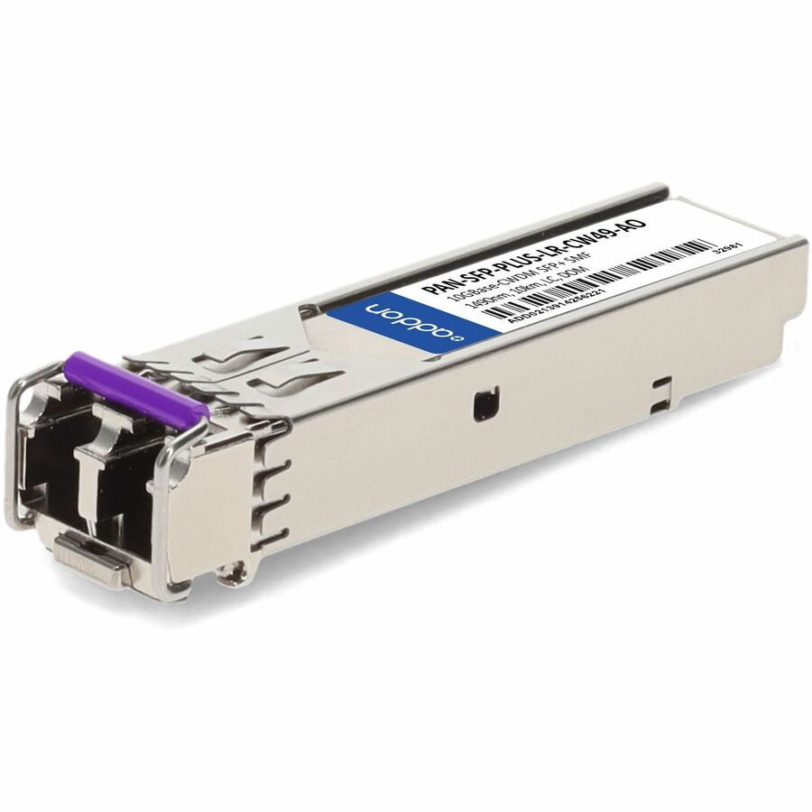 AddOn Palo Alto Networks&reg; PAN-SFP-PLUS-LR-CW49 Compatible TAA 10GBase-CWDM SFP+ Transceiver (SMF, 1490nm, 10km, LC, DOM)