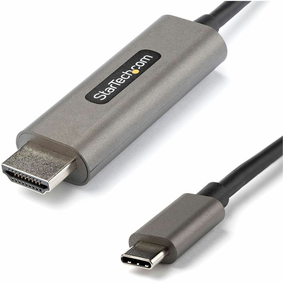StarTech 13ft (4m) USB C to HDMI Cable 4K 60Hz with HDR10, Ultra HD USB Type-C to HDMI 2.0b Video Adapter Cable, DP 1.4 Alt Mode HBR3