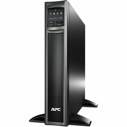 APC Smart-UPS X, Line Interactive, 1000VA, Rack/tower convertible 2U, 120V, 8x 5-15R NEMA, SmartConnect port+NMC, Extended runtime