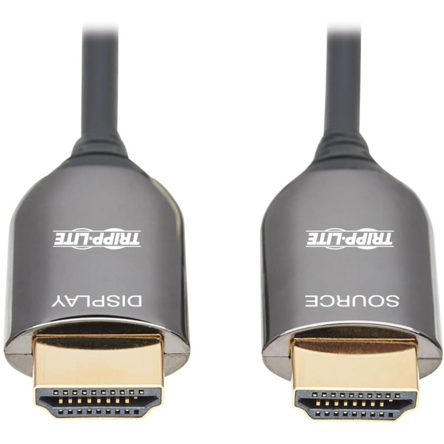 EATON TRIPP LITE SERIES 8K HDMI PLENUM-RATED FIBER ACTIVE OPTICAL CABLE (AOC) -