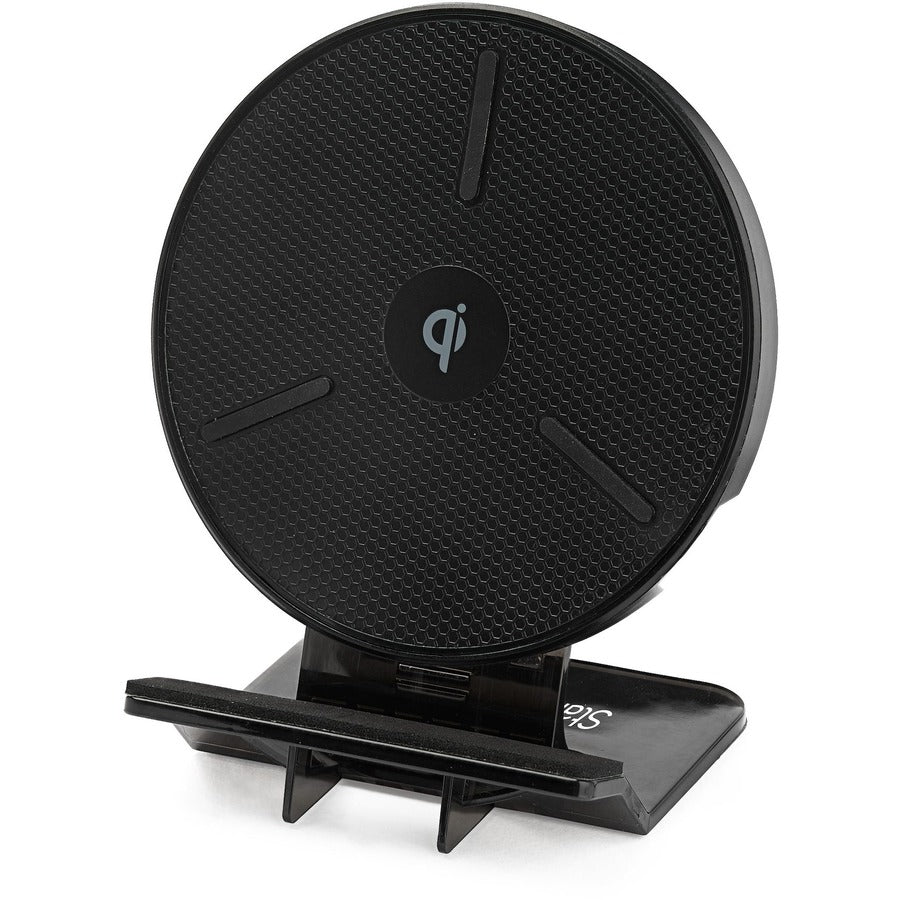 StarTech 15W Qi Wireless Charging Stand, Universal Qi Certified Wireless Charger Stand or Pad, For iPhone/Samsung Galaxy/Google Pixel