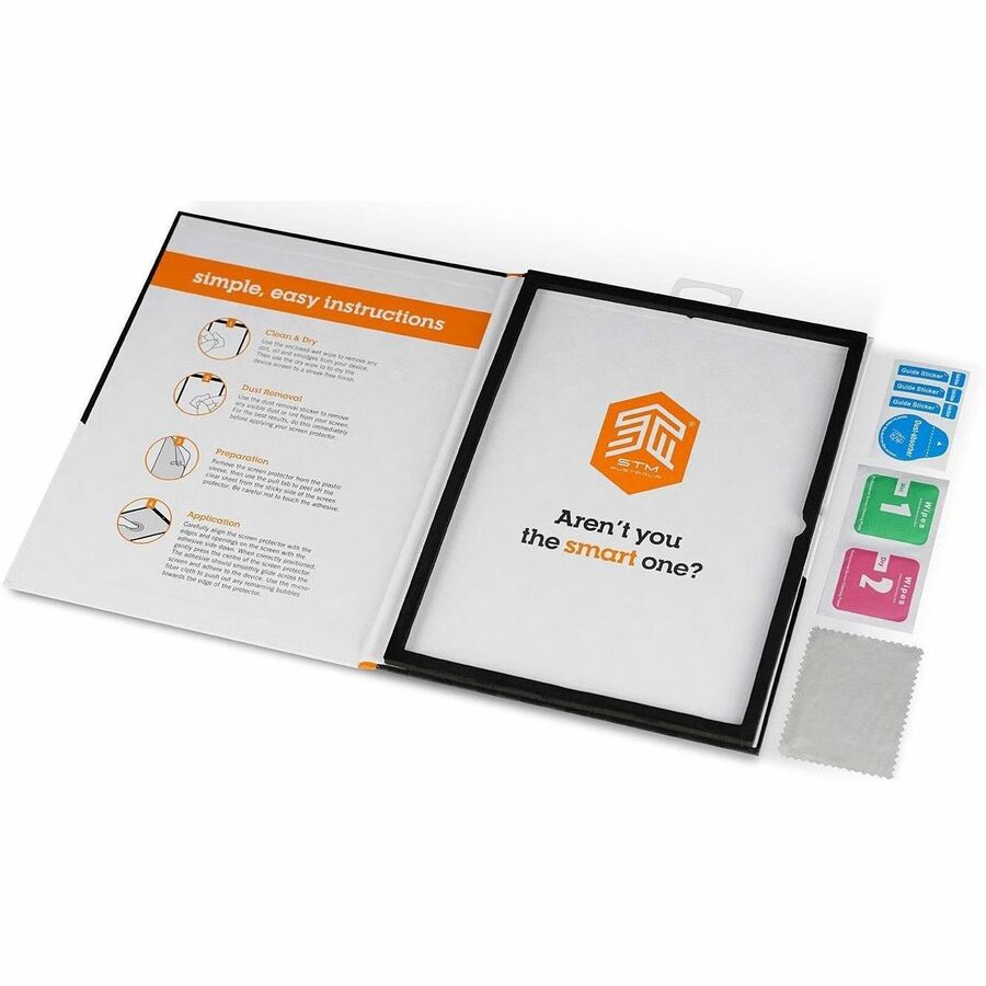 STM Goods Glass Screen Protector for iPad Pro, iPad Air, iPad and iPad Mini Clear