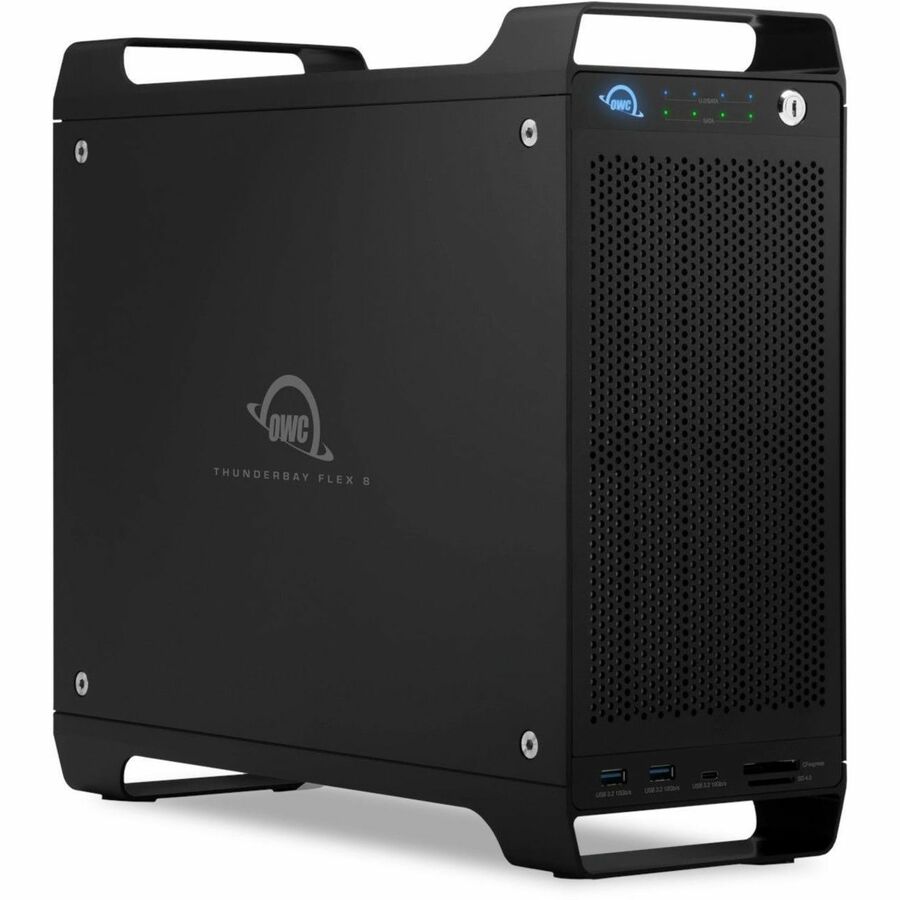 OWC ThunderBay Flex 8, 8-Bay Storage + 8-Port Docking Connectivity + PCIe Expansion Enclosure