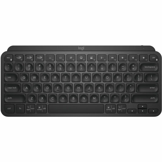 Logitech MX Keys Mini Minimalist Wireless Illuminated Keyboard, Compact, Bluetooth, Backlit, USB-C, Black