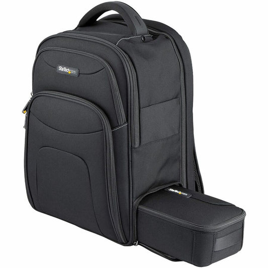 StarTech 15.6" Laptop Backpack w/ Removable Accessory Case, Professional IT Tech Backpack for Work/Travel/Commute, Nylon Computer Bag