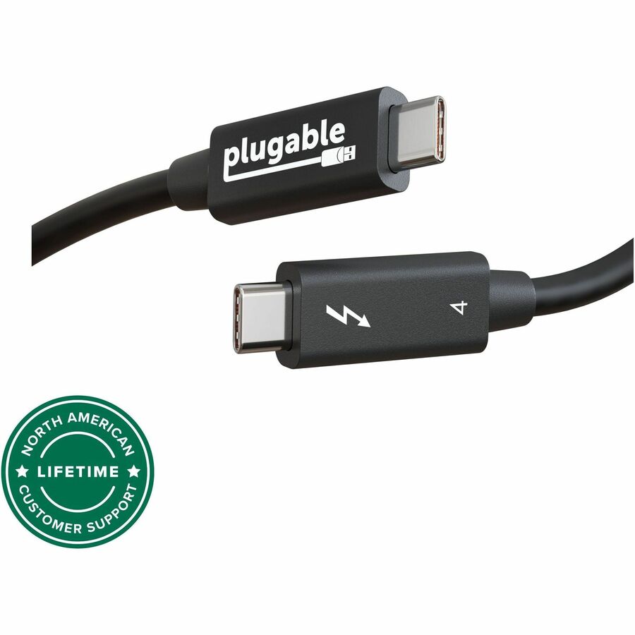 Plugable Thunderbolt 4 Cable [Thunderbolt Certified]