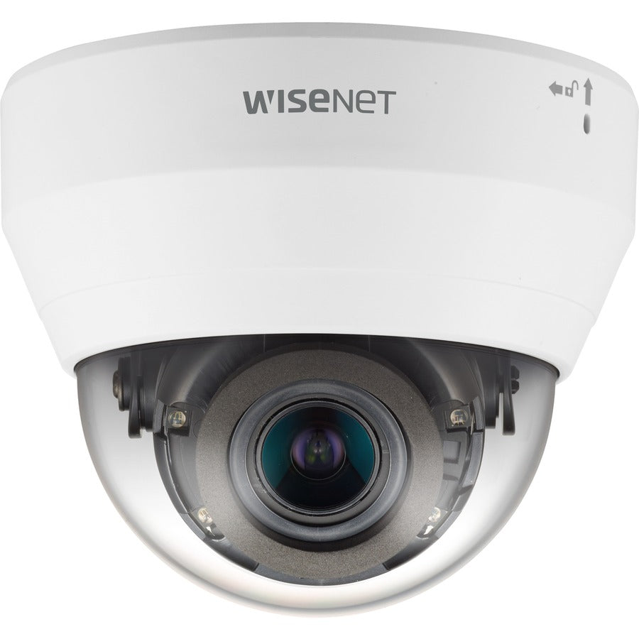 Wisenet QND-7082R 4 Megapixel Indoor Network Camera - Color - Dome - White