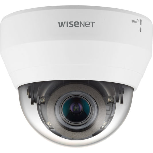 Wisenet QND-7082R 4 Megapixel Indoor Network Camera - Color - Dome - White