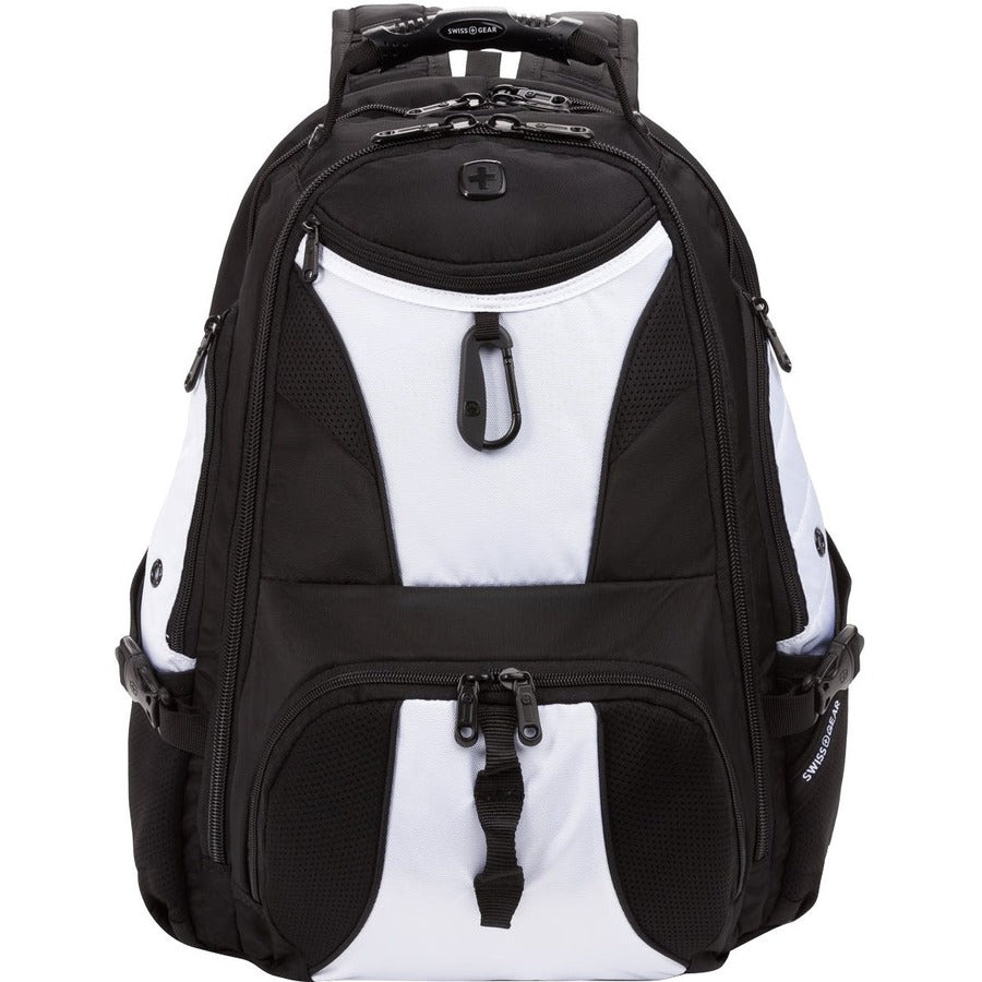 SwissGear ScanSmart 1900204418 Carrying Case (Backpack) for 17" Notebook - Black/White