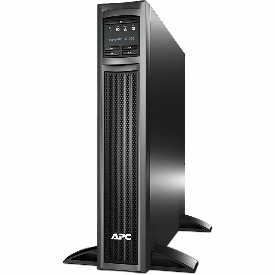 APC Smart-UPS X, Line Interactive, 750VA, Rack/tower convertible 2U, 120V, 8x 5-15R NEMA, SmartConnect port, Extended runtime [TAA]