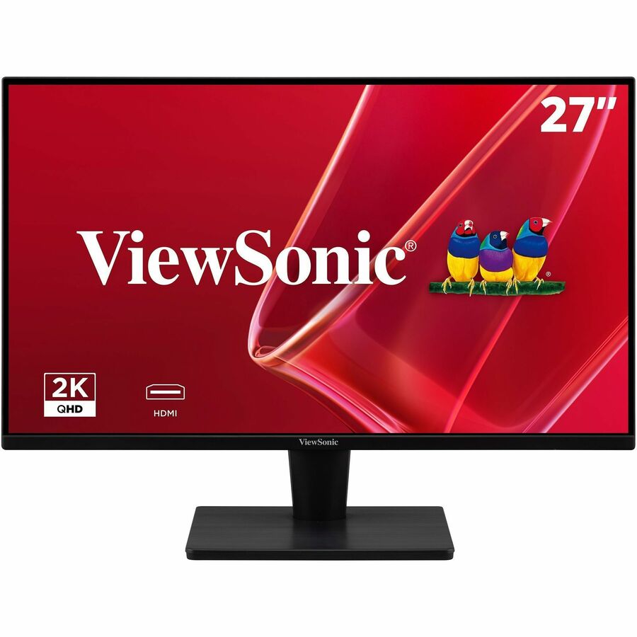 ViewSonic VA2715-2K-MHD 27 Inch 1440p Monitor, LED Display with Adaptive Sync for High-Resolution Home and Office Work, HDMI, and DisplayPort Inputs