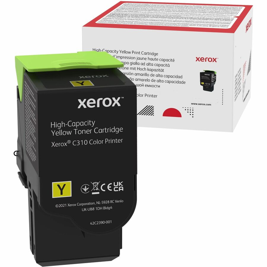 Xerox Genuine Xerox&reg; C310 Color Printer/ C315 Color Multifunction Printer Yellow High capacity Toner Cartridge (5500 Pages) - 006R04367