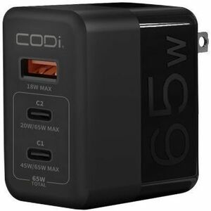 CODi 65W GaN Triple Port Wall Charger