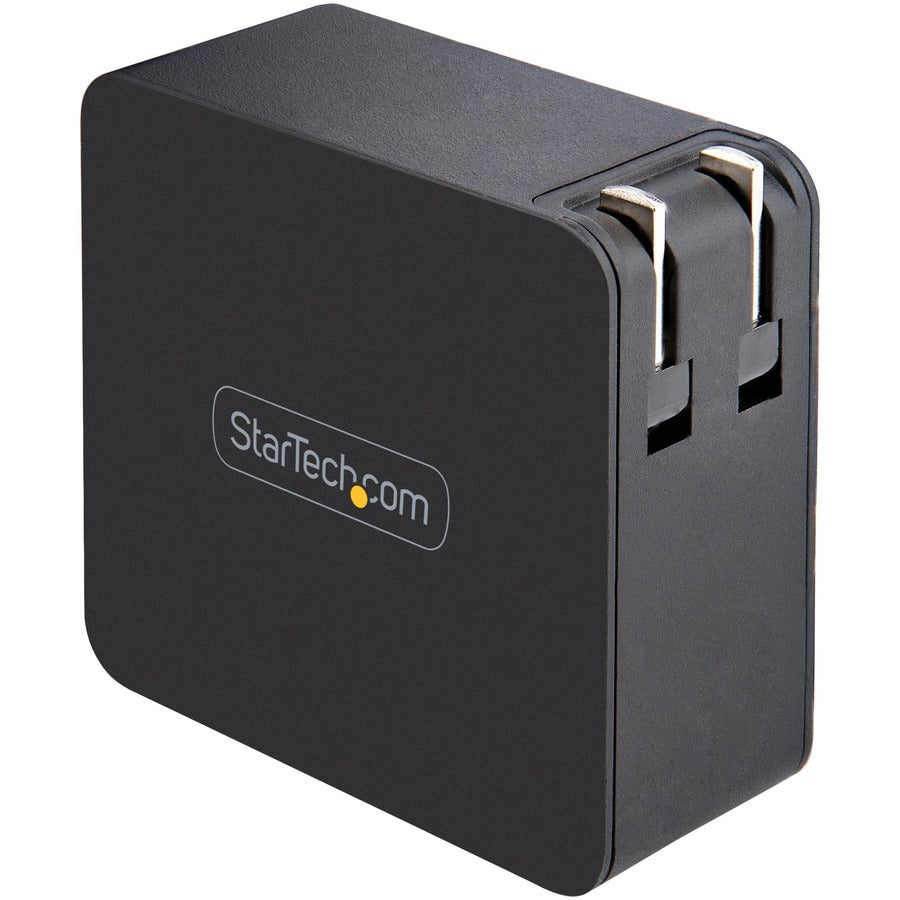 StarTech USB C Wall Charger, 60W PD with 6ft/2m Cable, Portable USB Type C Laptop Charger, Universal Adapter, USB IF/ETL Certified