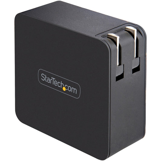 StarTech USB C Wall Charger, 60W PD with 6ft/2m Cable, Portable USB Type C Laptop Charger, Universal Adapter, USB IF/ETL Certified