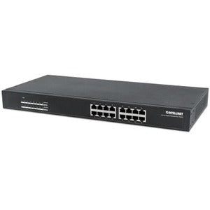 16-Port Gigabit Ethernet PoE+ Switch, 16 x PoE ports, IEEE 802.3at/af Power-over-Ethernet (PoE+/PoE), Endspan, Rackmount
