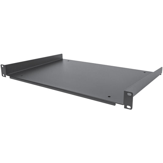 StarTech 1U Server Rack Cabinet Shelf - Fixed 12" Deep Cantilever Rackmount Tray for 19" Data/AV/Network Enclosure w/cage nuts, screws