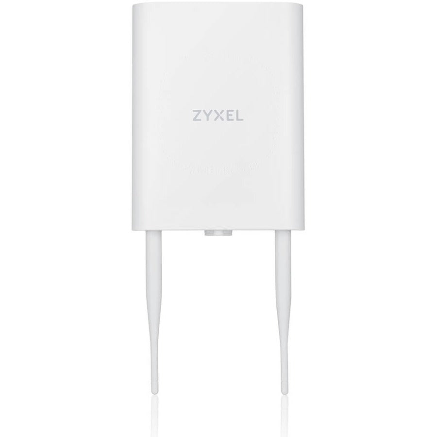 Zyxel WiFi 6 AX1800 Wireless Gigabit Outdoor Access Point | IP55 Rated | Mesh, Seamless Roaming & MU-MIMO | WPA3-PSK Security | Cloud, App or Direct Management | PoE+ Injector Included | NWA55AXE