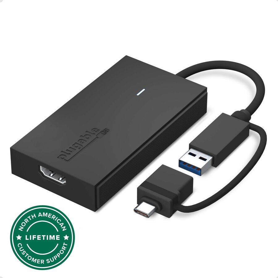 Plugable USB C to HDMI Adapter, Universal Video Graphics Adapter for USB 3.0 and USB-C Macs and Windows