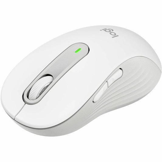 Logitech Signature M650 L Full Size Wireless Mouse - For Large Sized Hands, 2-Year Battery, Silent Clicks, Off-white