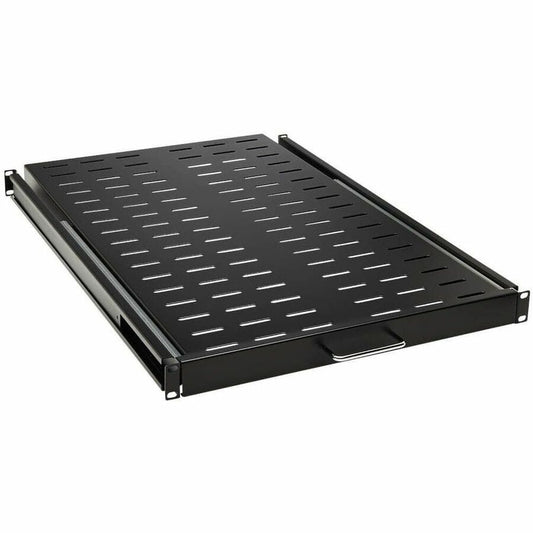 Tripp Lite by Eaton SmartRack Sliding Steel Rack Shelf - 1U, Vented, 28.3 in. Deep, Holds up to 50 lb. (23 kg)