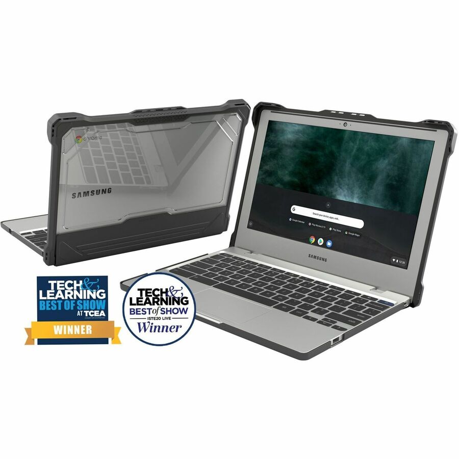 MAXCases Extreme Shell-S for Samsung Galaxy Chromebook Go 14" (Black/Clear)