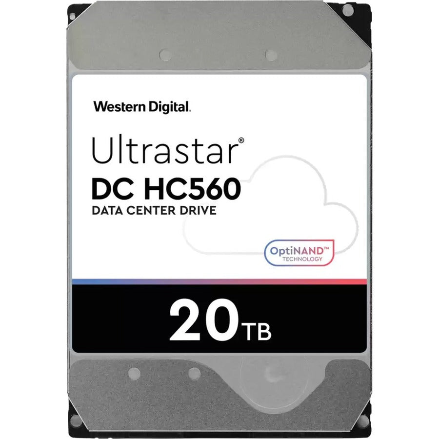 Western Digital Ultrastar DC HC560 WUH722020BLE6L4 20 TB Hard Drive - 3.5" Internal - SATA