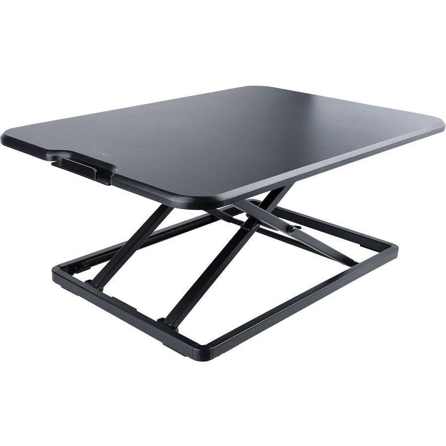 StarTech Standing Desk Converter for Laptop, Up to 8kg/17.6lb, Height Adjustable Laptop Riser, Table Top Sit Stand Desk Converter