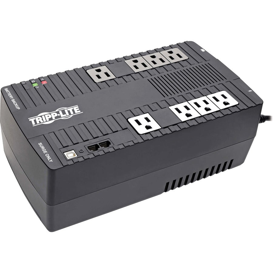 Tripp Lite by Eaton UPS 550VA 300W Line-Interactive UPS - 8 NEMA 5-15R Outlets AVR 120V 50/60 Hz USB Desktop/Wall Mount