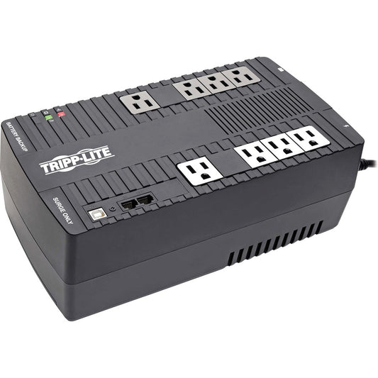Tripp Lite by Eaton UPS 550VA 300W Line-Interactive UPS - 8 NEMA 5-15R Outlets AVR 120V 50/60 Hz USB Desktop/Wall Mount