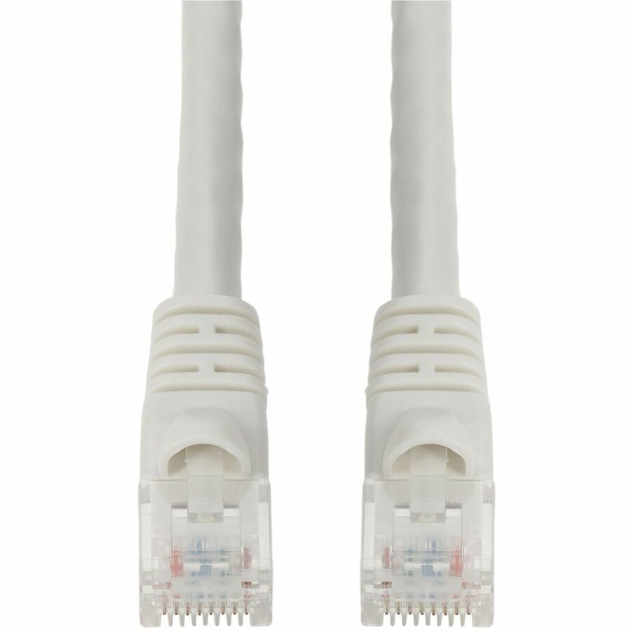 AddOn 50ft White CAT6 Plenum-Rated Ethernet Cable Snagless Bubble Boot RJ-45 M/M CAT 6