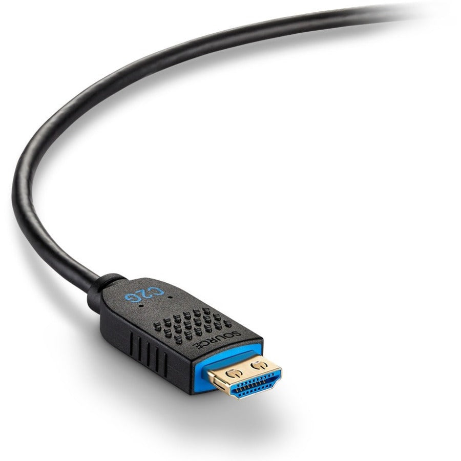 C2G 300ft Performance Series High Speed HDMI Cable - Active Optical Cable - Plenum Rated - 4K 60Hz - M/M - Black