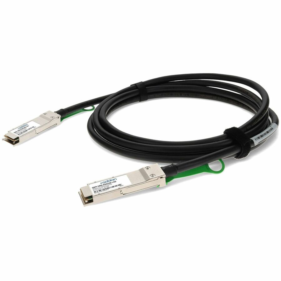 AddOn MSA Compliant 100GBase-CU QSFP28 to QSFP28 Direct Attach Cable (Passive Twinax, 5m, 26AWG, -40 to 85C)