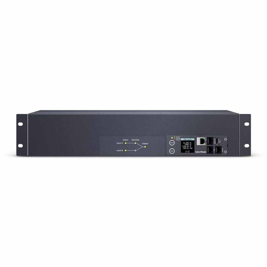 CyberPower PDU44003 Single Phase 100 - 120 VAC 30A Switched ATS PDU