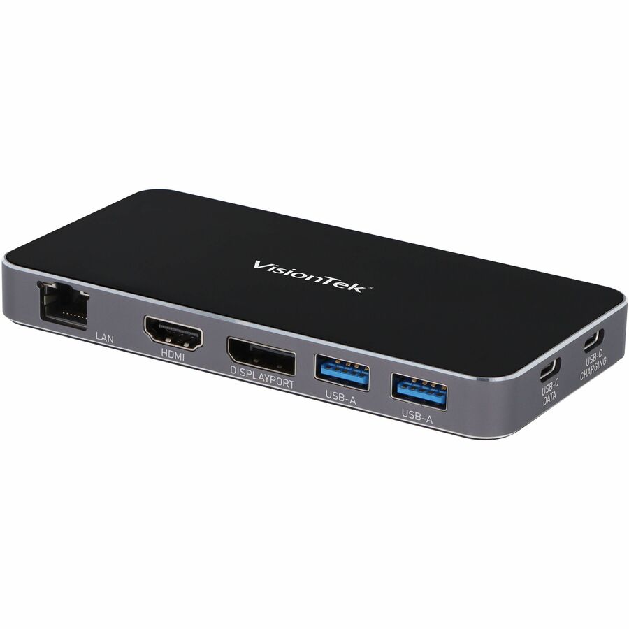 VisionTek VT350 Portable USB-C Docking Station with Power Passthrough