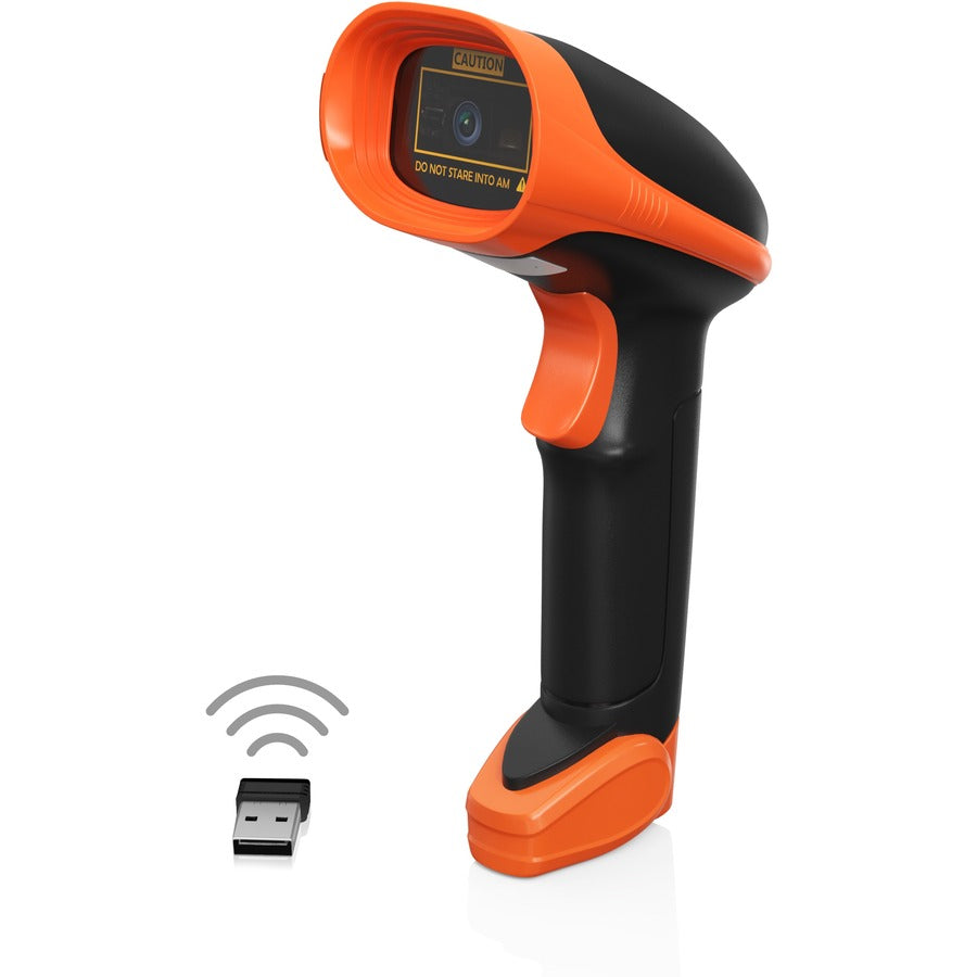 AMBIR BR200 Wireless Barcode Scanner with 2.4Ghz with Wireless USB Dongle