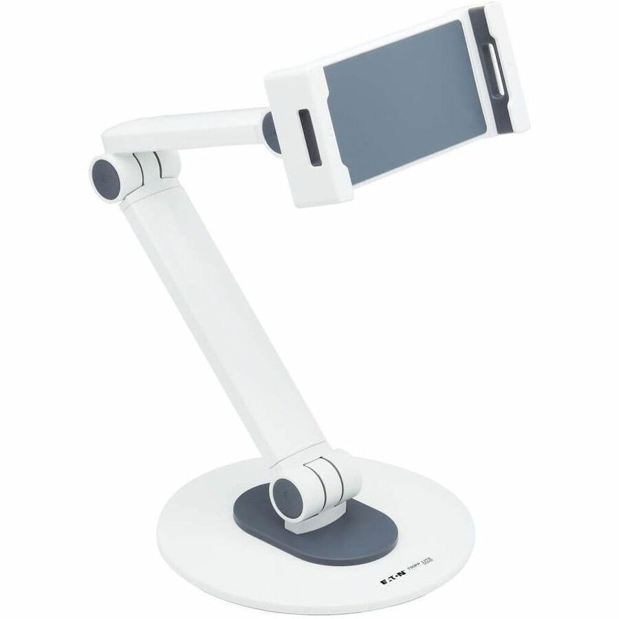 Tripp Lite by Eaton Full-Motion Flexible Long-Arm Desktop Smartphone and Tablet Mount, White