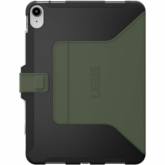 Urban Armor Gear Scout Carrying Case (Folio) for 10.9" Apple iPad (11th Generation), iPad (10th Generation), iPad (2022) Tablet, Apple Pencil, Stylus - Black, Olive