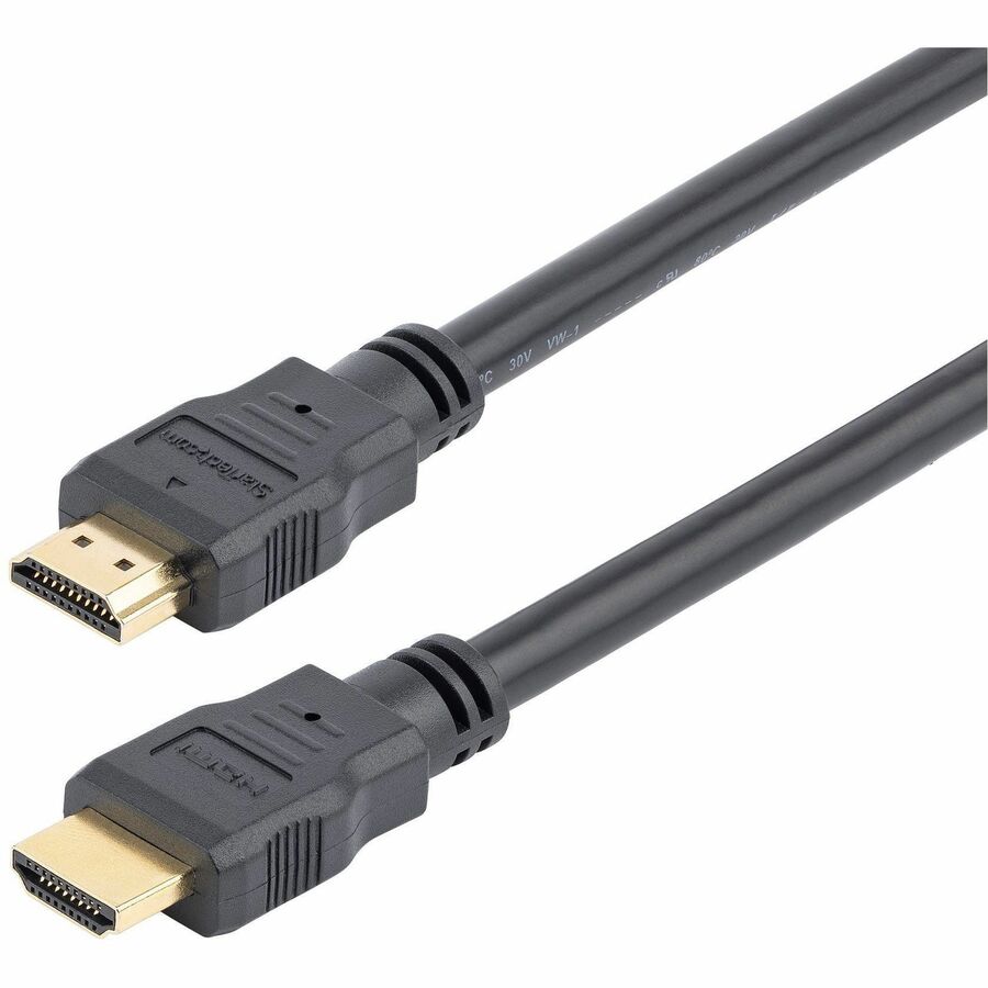 StarTech 6ft HDMI Cable, 10 Pack, 4K High Speed HDMI Cable with Ethernet, Ultra HD 4K 30Hz Video, Black HDMI 1.4 Monitor Cord