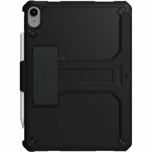 Urban Armor Gear Scout Rugged Carrying Case for 10.9" Apple iPad (11th Generation), iPad (10th Generation), iPad (2022) Tablet, Apple Pencil, Stylus - Black