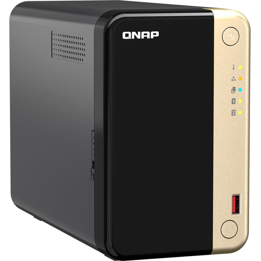 QNAP TS-264 2-BAY HIGH-PERFORMANCE DESKTOP NAS. INTEL 4C/4T PROCESSOR, BURST UP