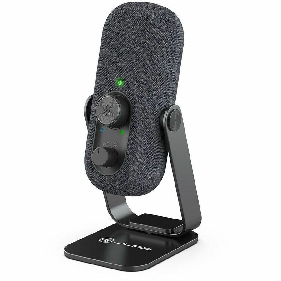 JLab Go Talk Wired Condenser, Dynamic Microphone for Studio, Podcasting, Gaming, Recording, Voice - Black