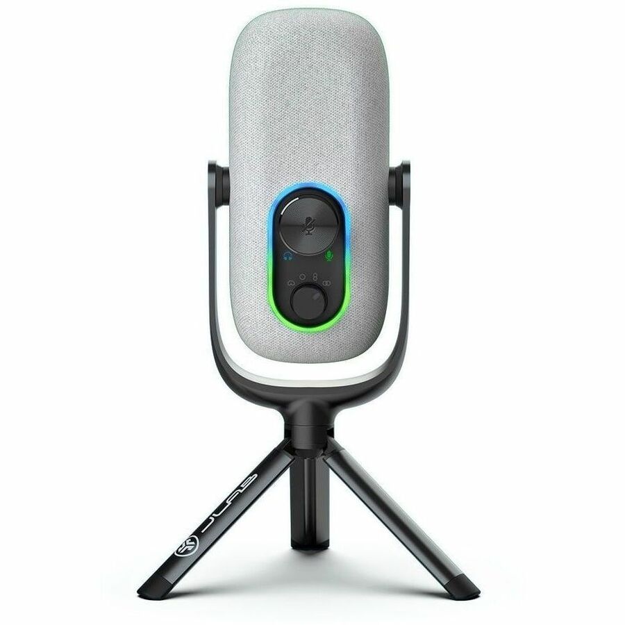 JLab Epic Talk Wired Condenser Microphone for Gaming, Recording, Podcasting, Music - White