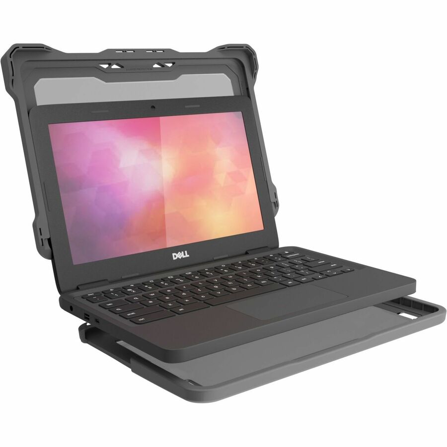 EXTREME SHELL-F SLIDE CASE FOR DELL 3330 WINDOWS CLAMSHELL (GRAY/CLEAR)