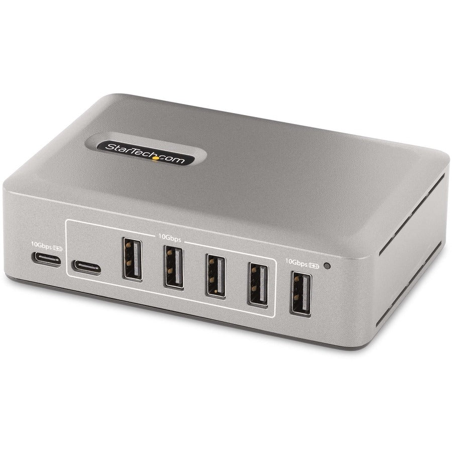 StarTech 10-Port USB-C Hub, 8x USB-A + 2x USB-C, Self-Powered w/65W Power Supply, USB 10Gbps Desktop/Laptop USB Hub w/Charging, TAA