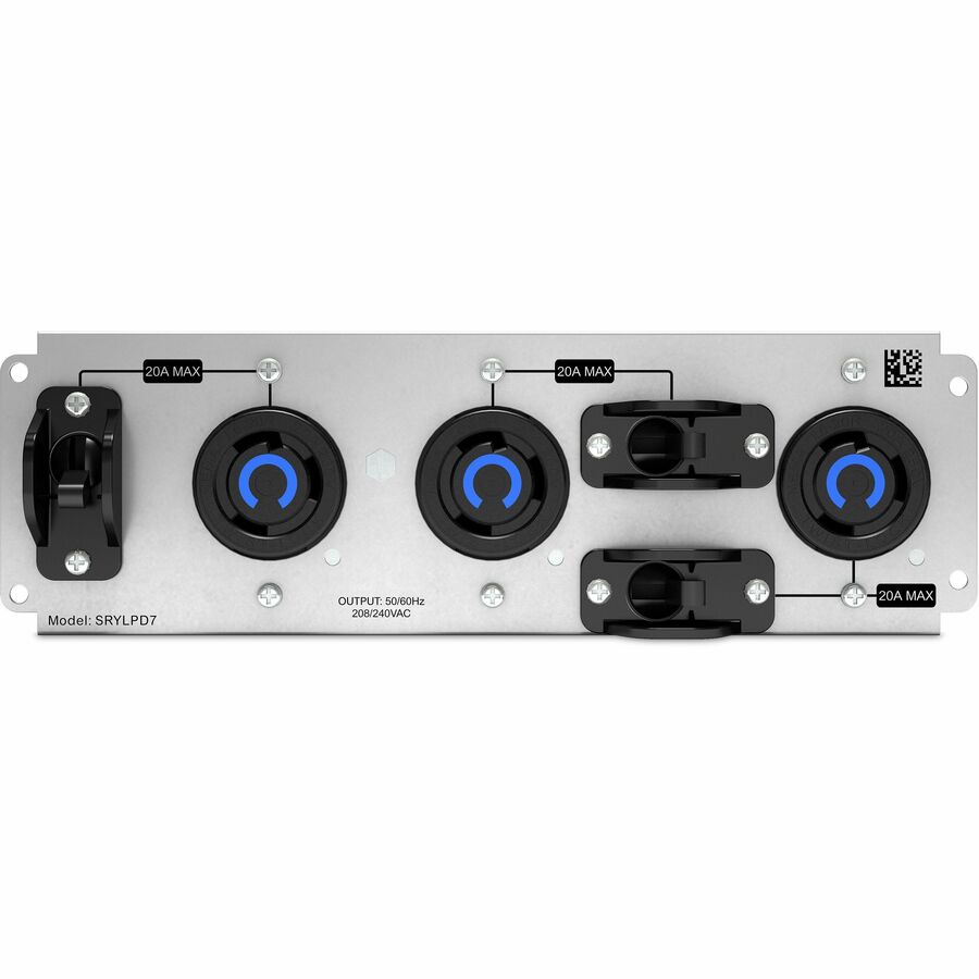 APC Backplate Kit with 3x NEMA L6-20R Outlets for Smart-UPS Modular Ultra