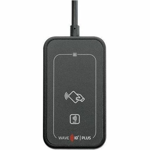 RF IDeas WAVE ID Plus Mini V3 Black USB Keystroke with 6" Cable Reader