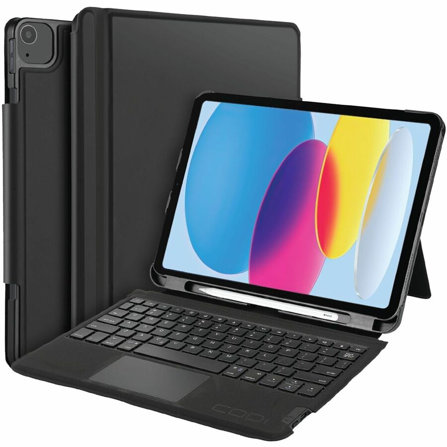 CODi Bluetooth Keyboard Folio Case with Trackpad for iPad 10.9" (10th Gen/A16), iPad Air 11" (M2/M3/M4), iPad Air 10.9" (4th/5th Gen), iPad Pro 11" (3rd Gen)